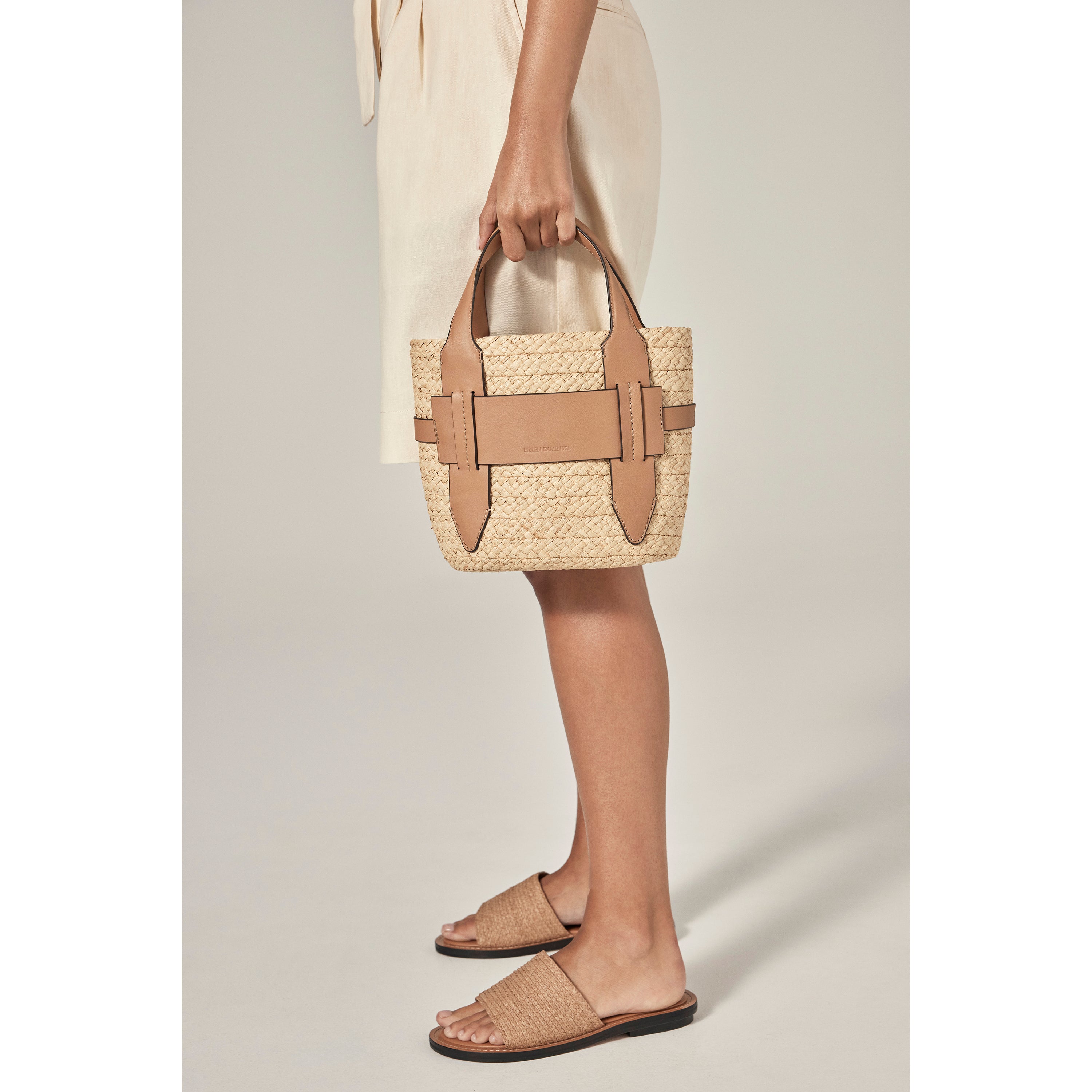 Lipari S Tote - Natural Caramel - Helen Kaminski AU