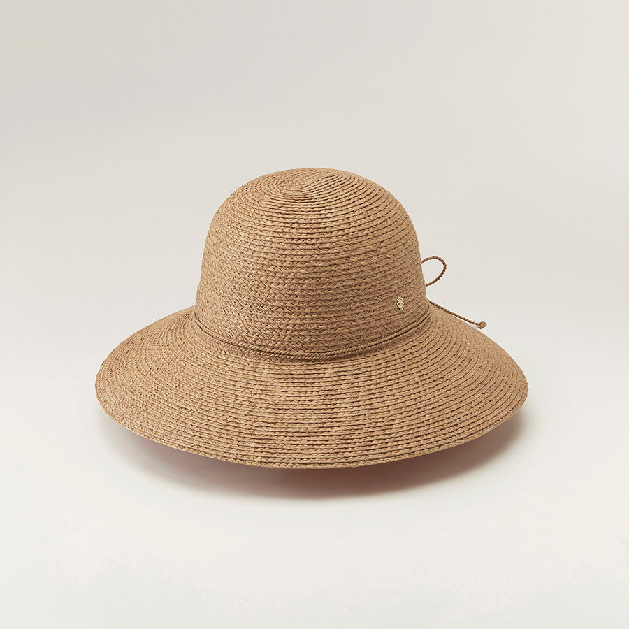 Helen Kaminski Australia Delphina Raffia Hat in Nougat Helen Kaminski Australia Delphina Raffia Hat in Nougat main image 4