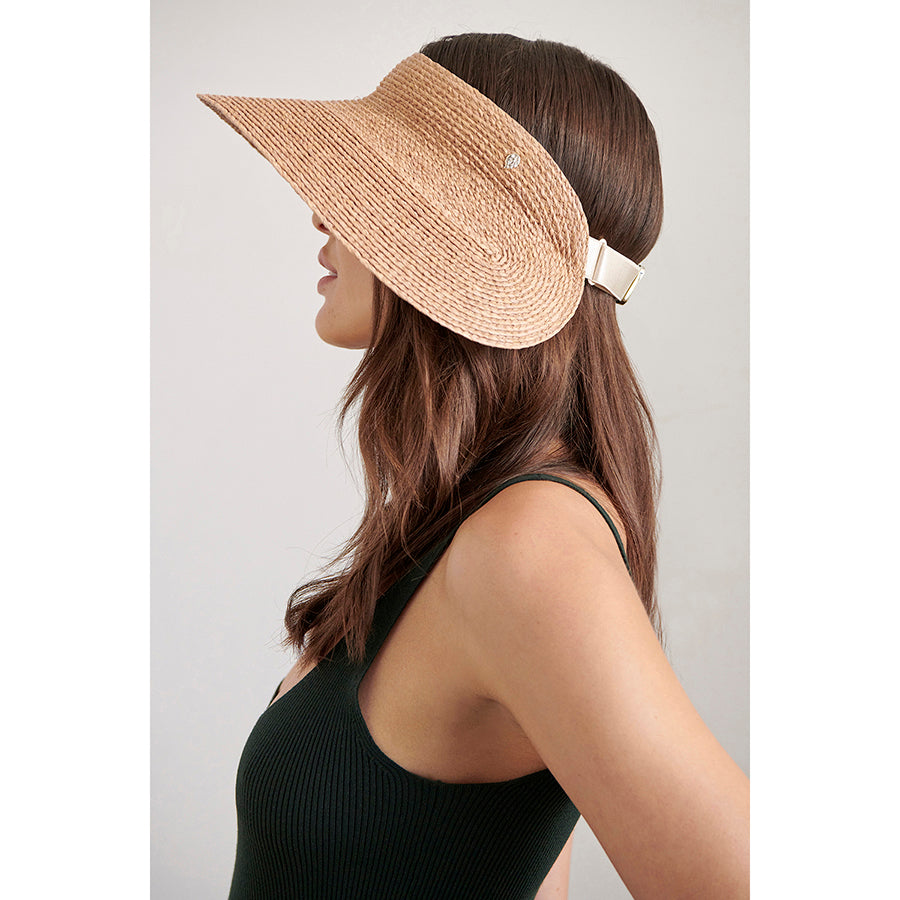 Maris Nougat Women s Visor Hat Helen Kaminski AU