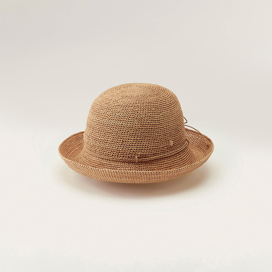 Provence 8 Raffia Crochet Hat - Nougat | Helen Kaminski AU