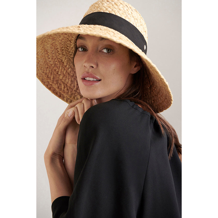帽子 HELEN KAMINSKI PROVENCE10 raffia natural Buy Provence Logo 10 - Natural - Helen Kaminski