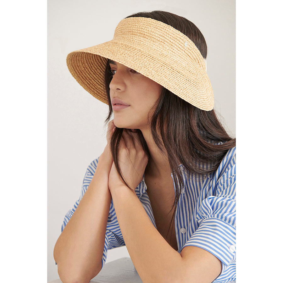Maris Natural Women s Visor Hat Helen Kaminski AU