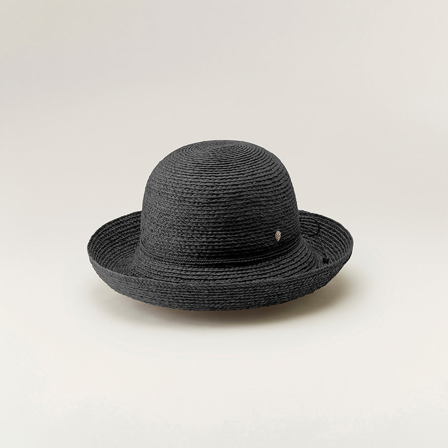 Prima 10 Round Crown Hat in Charcoal Helen Kaminski AU