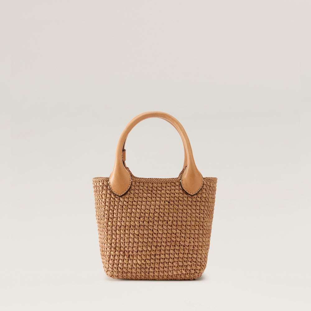 Ampara Mini Tote - Nougat/Caramel - Small Tote Bag | Helen Kaminski AU