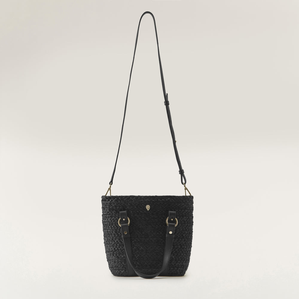Pinimil S Bridle Basket Bag Charcoal Black - Helen Kaminski AU