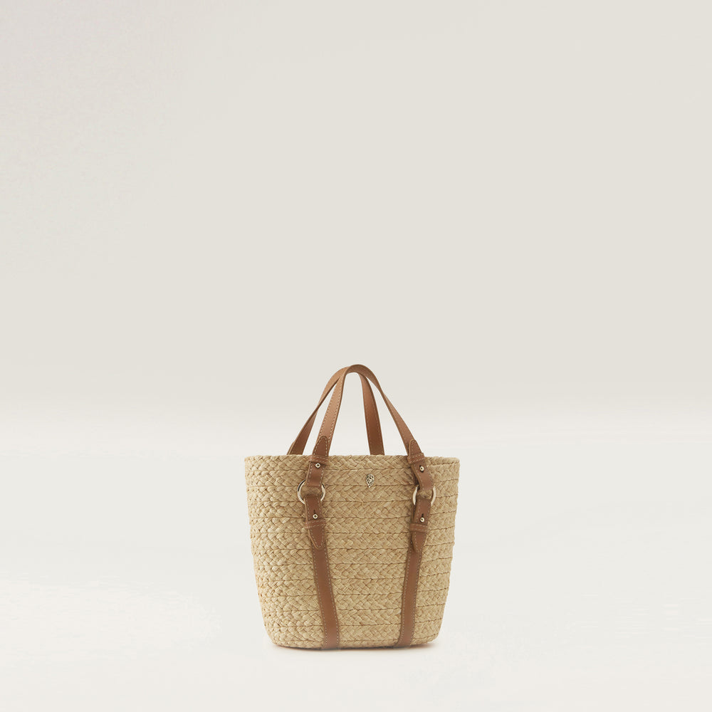 【美品✨️】HELEN KAMINSKI Pinimilla S Bridle Pinimil S Bridle Basket Bag Natural Tan - Helen Kaminski AU