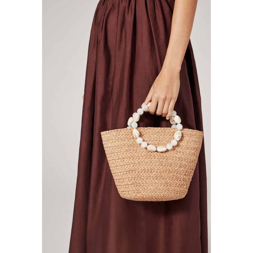 HELEN KAMINSKI トートバッグ BAG51899 NOUGAT NATURAL Nacre Basket - Nougat Natural - Helen Kaminski AU