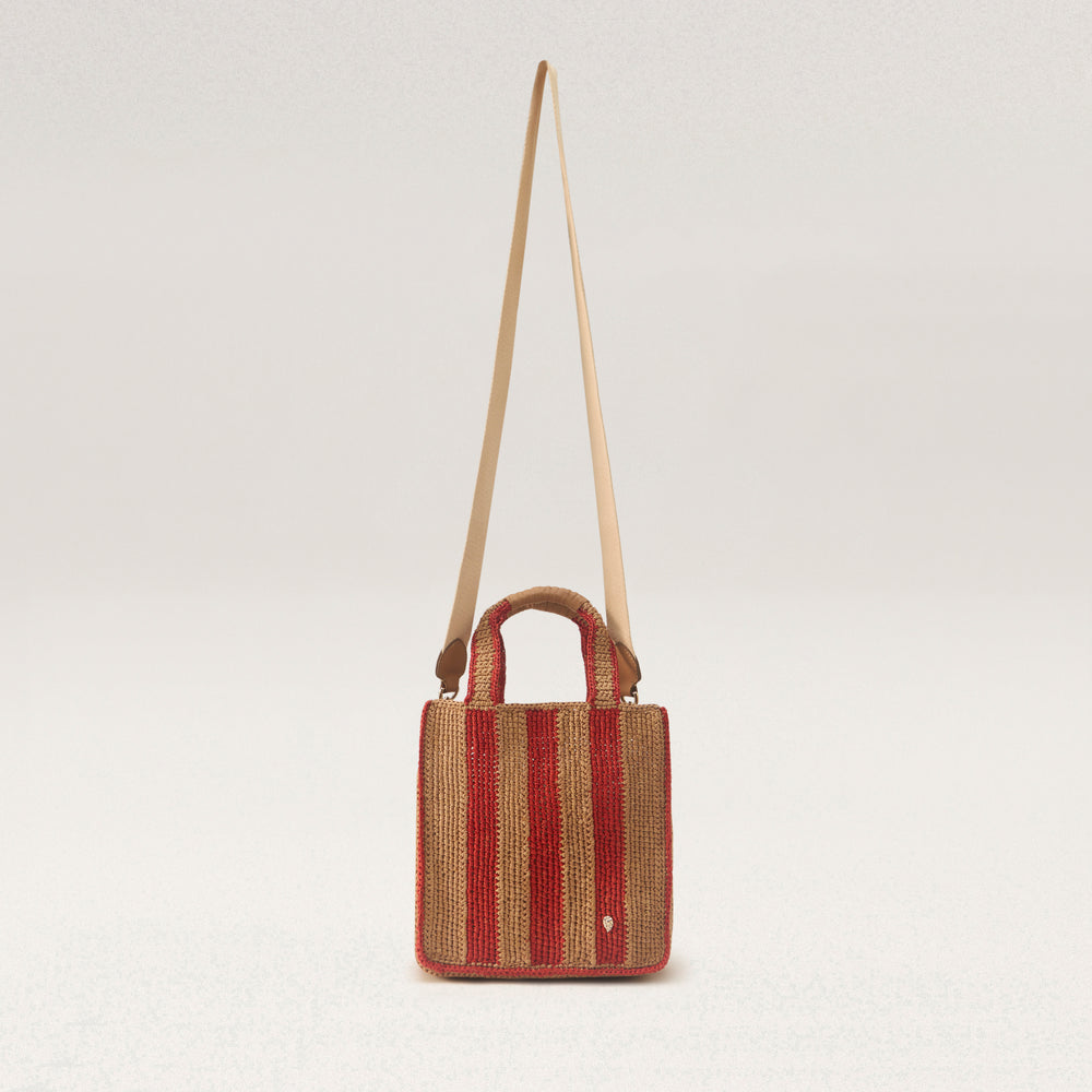 Nami Mini Tote - Nougat Tropical - Helen Kaminski AU
