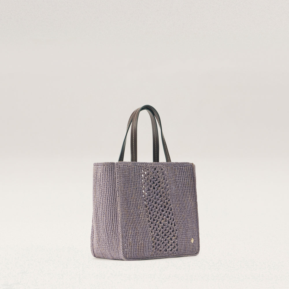 Buy Arleth Raffia Crochet Tote S - Lilac - Helen Kaminski AU