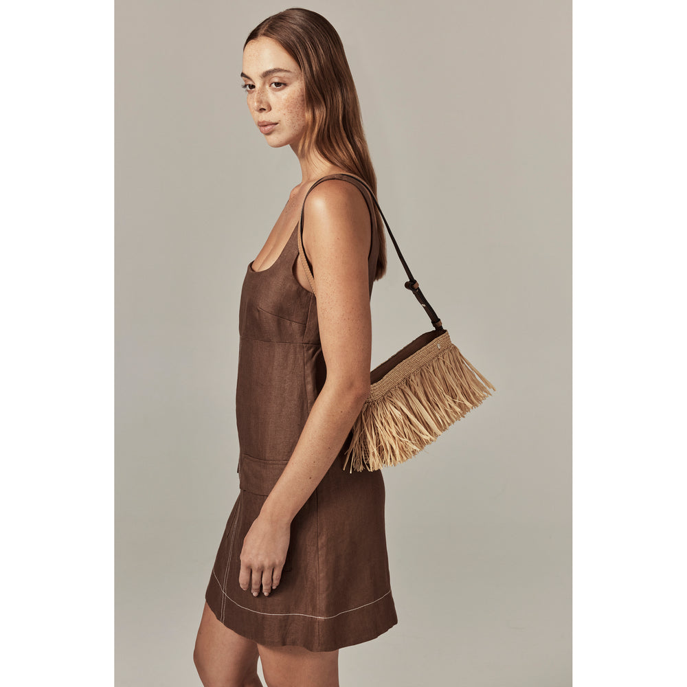 Buy Dawn Raffia Fringe Crossbody - Helen Kaminski AU