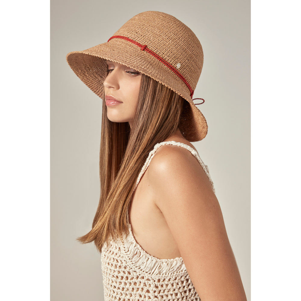 Helen Kaminski Villa 9 Nougat Raffia Rollable Cloche Sun Hat HAT50245 OS Villa 9 main image 3