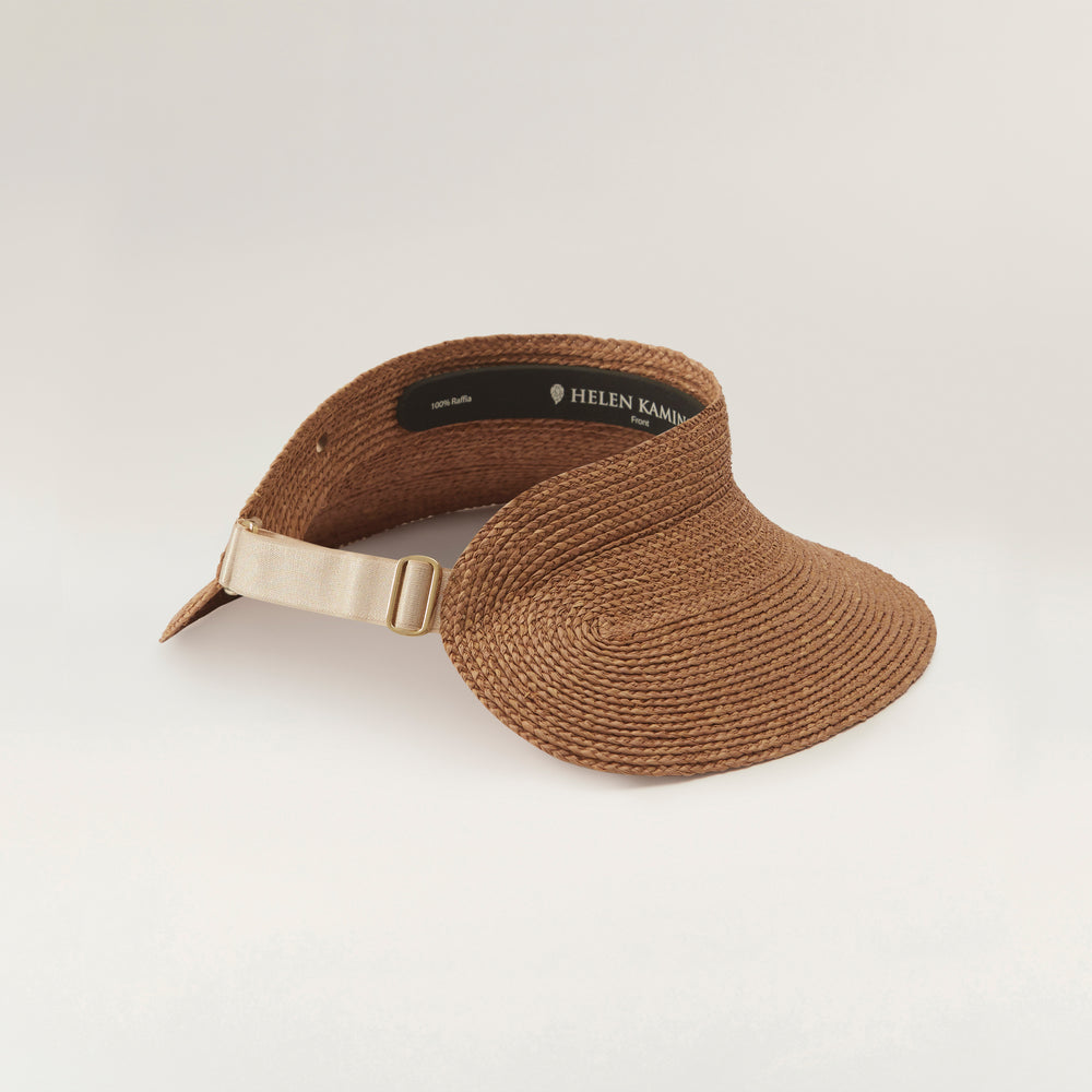 Maris Nougat Women's Visor Hat - Helen Kaminski AU