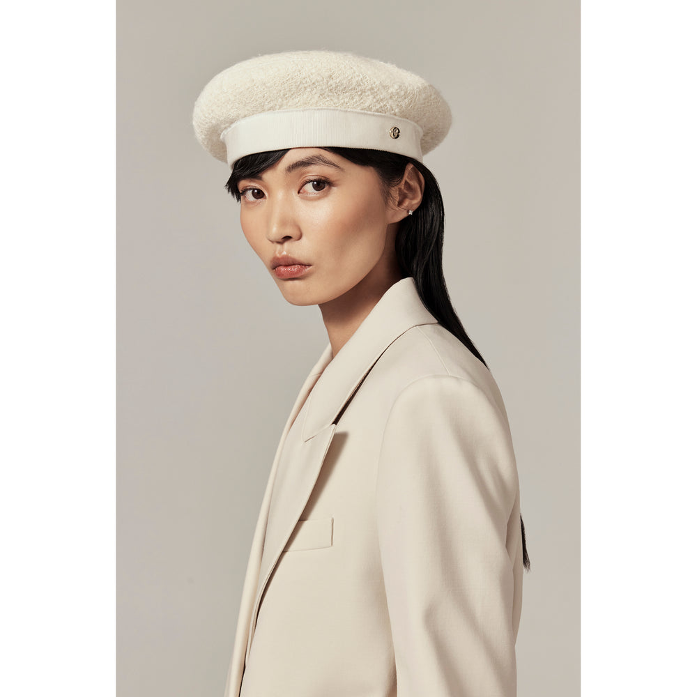 Buy Juniper Wool Blend Beret Cream Helen Kaminski AU