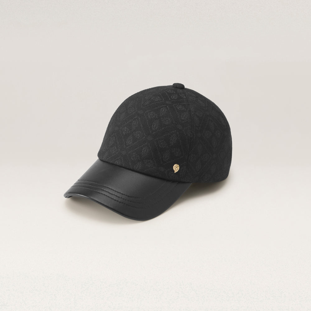 Kennedy Jacquard Cap - Jacquard Black - Helen Kaminski AU