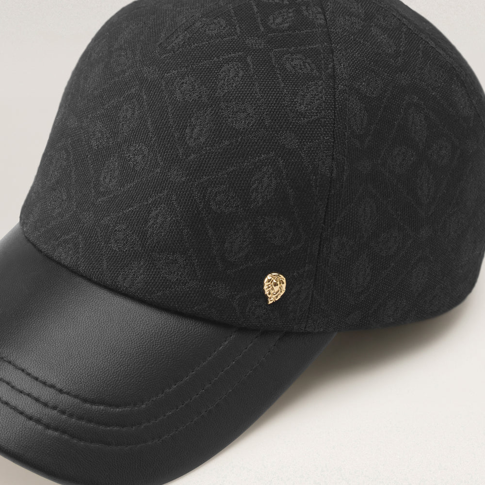 Kennedy Jacquard Cap - Jacquard Black - Helen Kaminski AU