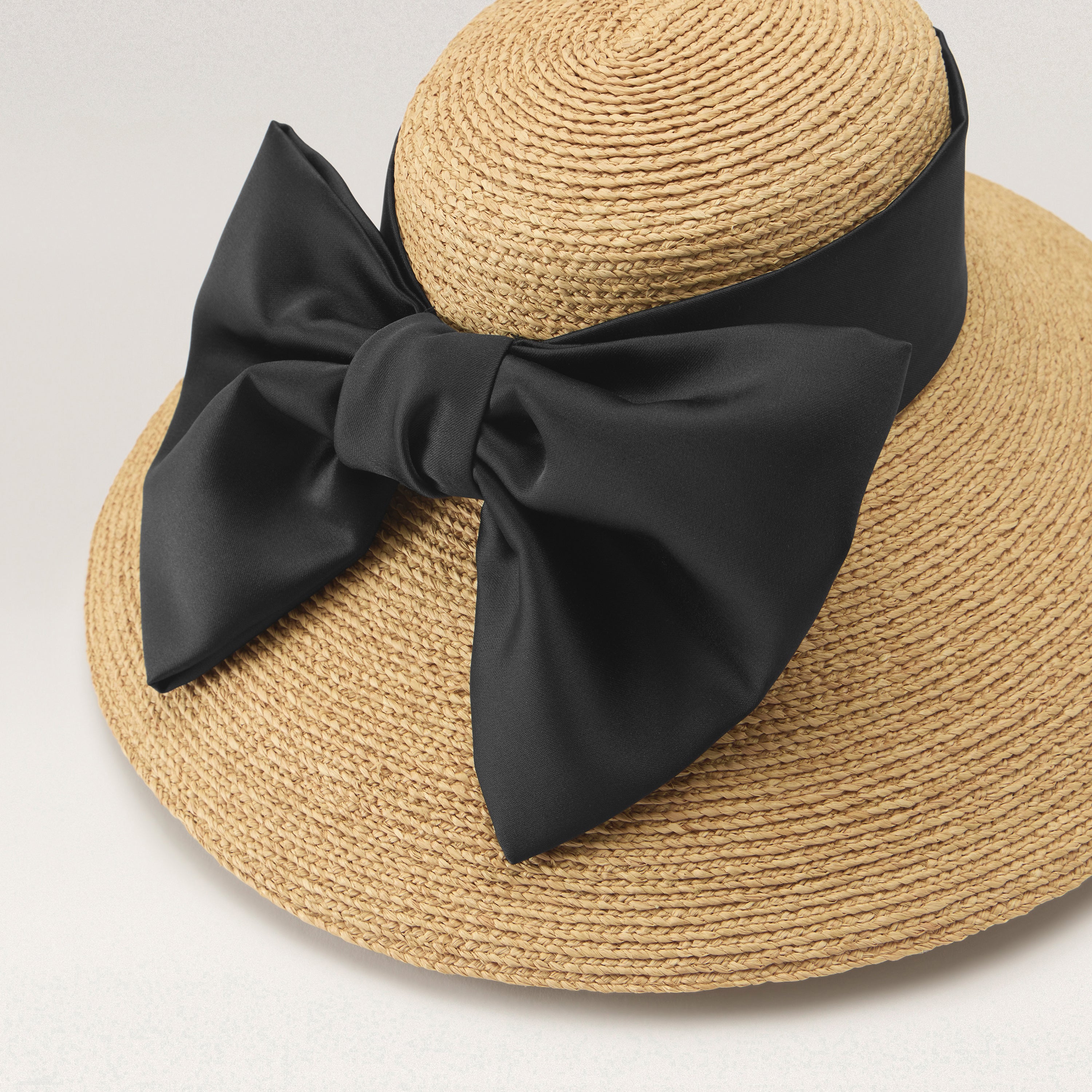 Buy Rocco Raffia Bow Sun Hat - Natural - Helen Kaminski AU display picture 1