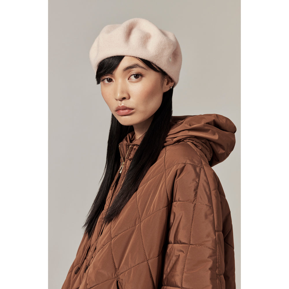 Buy Issy Rollable Wool Beret - Mauve - Helen Kaminski AU display picture 2