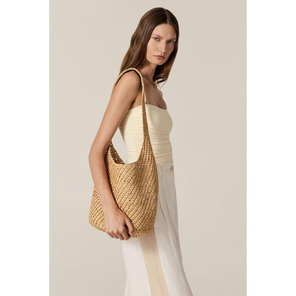 Lani Raffia Crochet Sac - Natural - Beige Bag | Helen Kaminski AU ...