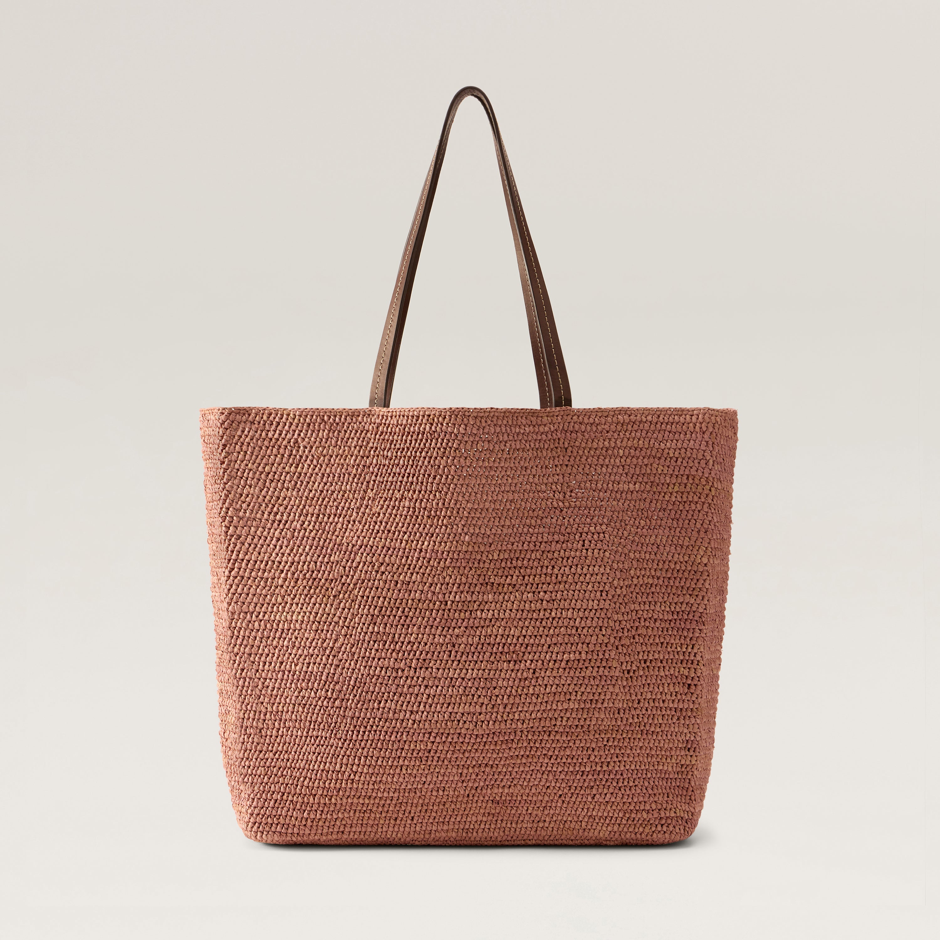 Matale Tote - Petal/Chocolate - Pink Large Tote Bag | Helen Kaminski AU ...