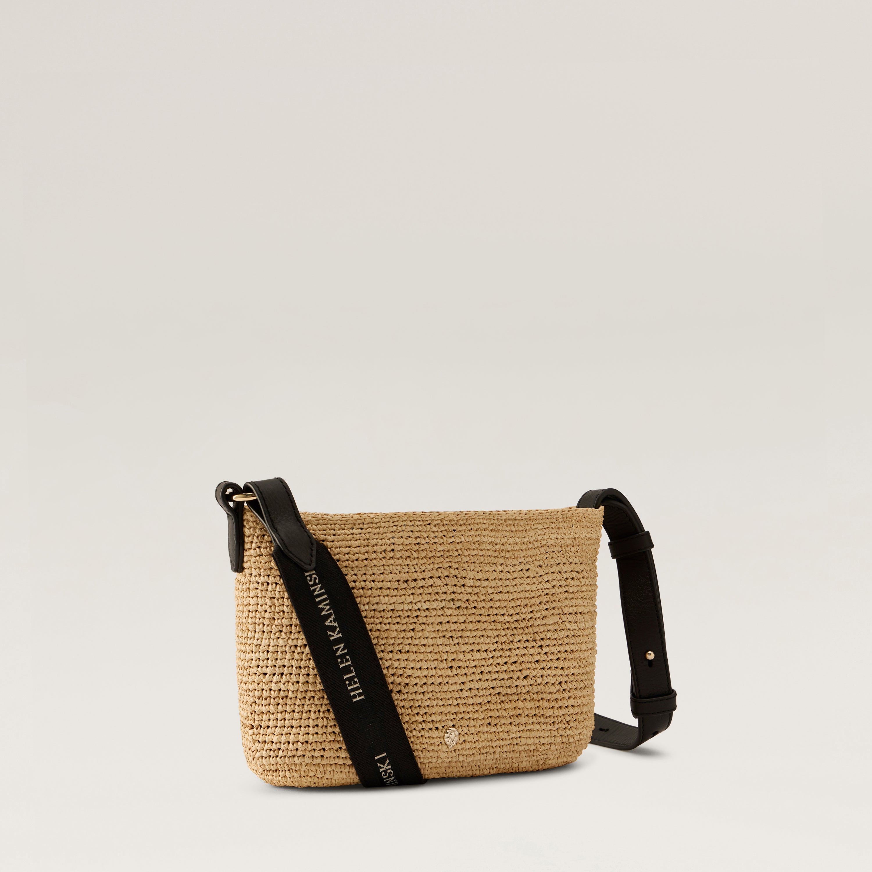 Nalin Raffia Crochet Crossbody Bag - Natural | Helen Kaminski AU