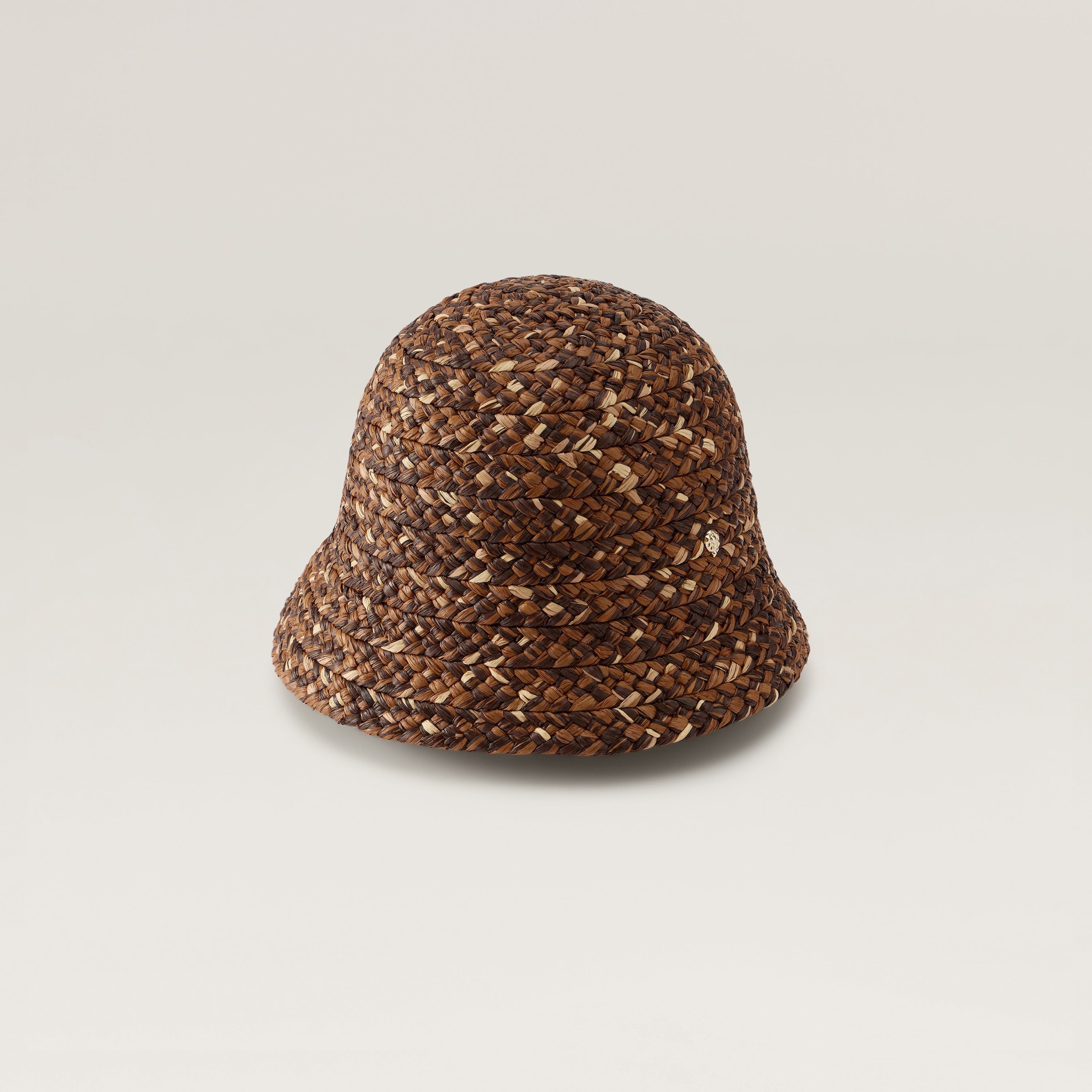 Passara Raffia Braid Cloche - Nutshell Multi/Black | Helen Kaminski AU