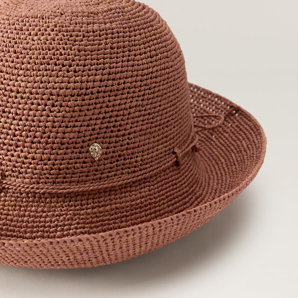 Provence 10 Raffia Crochet Hat - Petal | Helen Kaminski AU