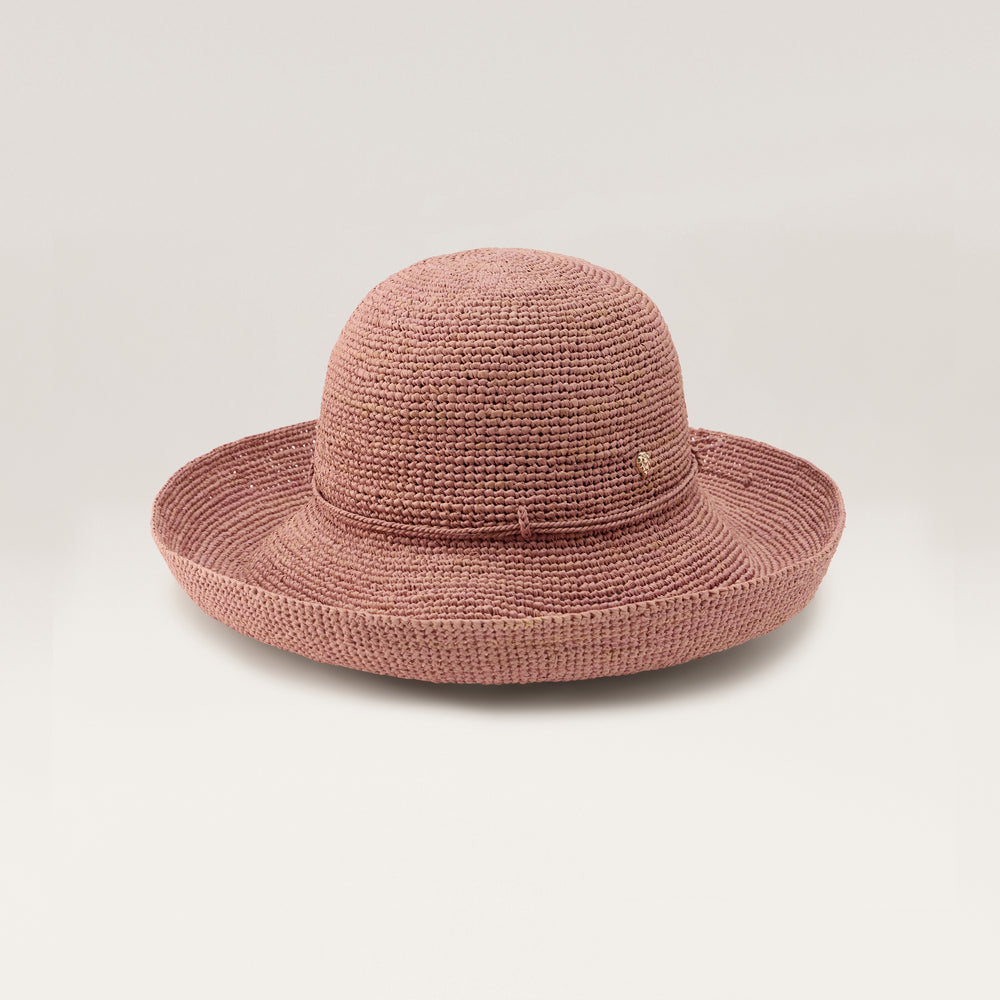 Provence 12 Raffia Crochet Hat - Quartz Rose | Helen Kaminski AU