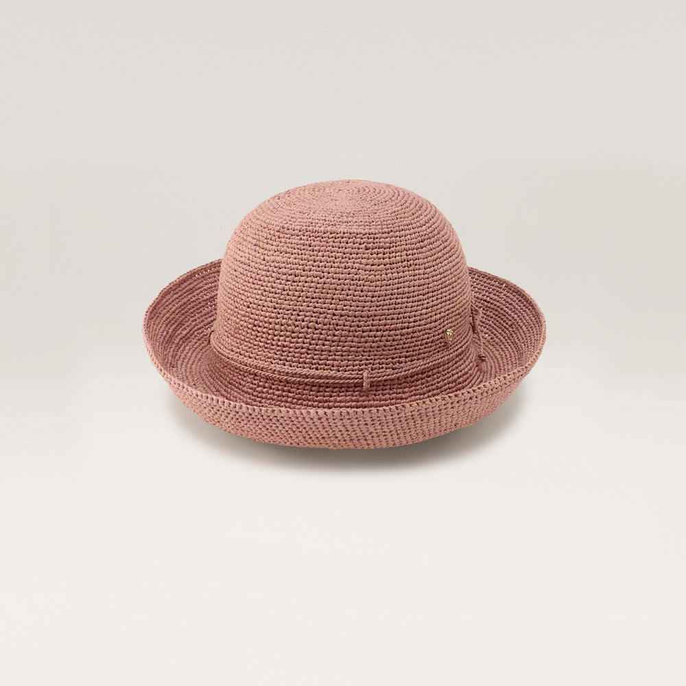 Provence 8 Raffia Crochet Hat - Quartz Rose | Helen Kaminski AU