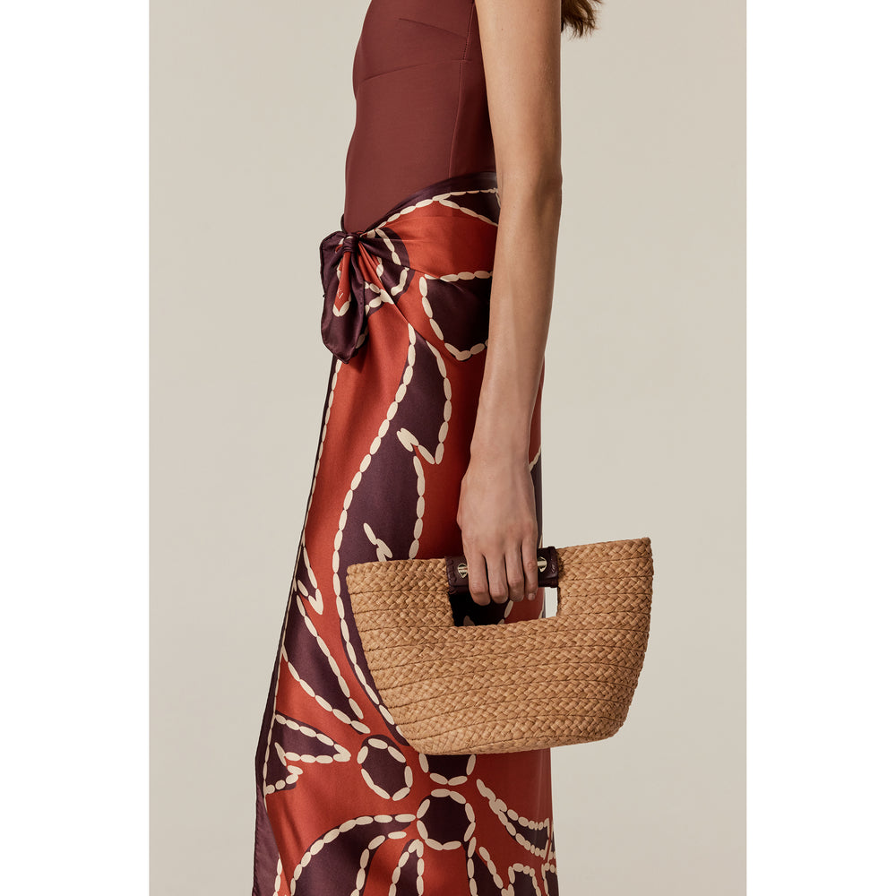Remi Tote Mini - Nougat/Garnet - Small Tote Bag | Helen Kaminski AU