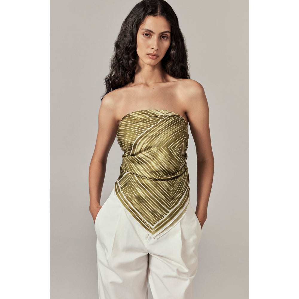 Buy Alaura Silk Print Scarf - Helen Kaminski AU