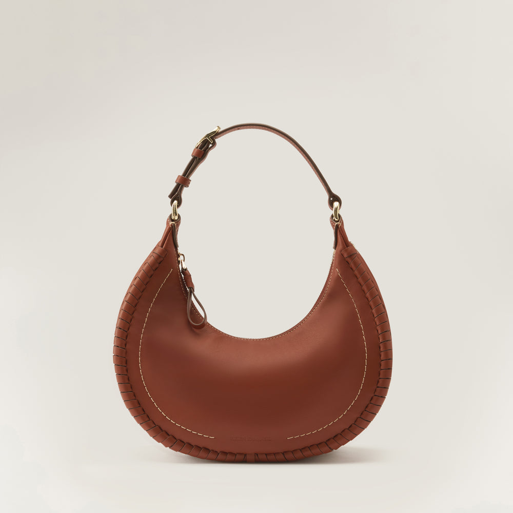 Leather Large Shoulder Bag Cuoio Soleil Hobo Bag Bag