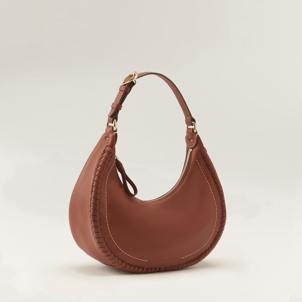 Leather Large Shoulder Bag Cuoio Soleil Hobo Bag Bag