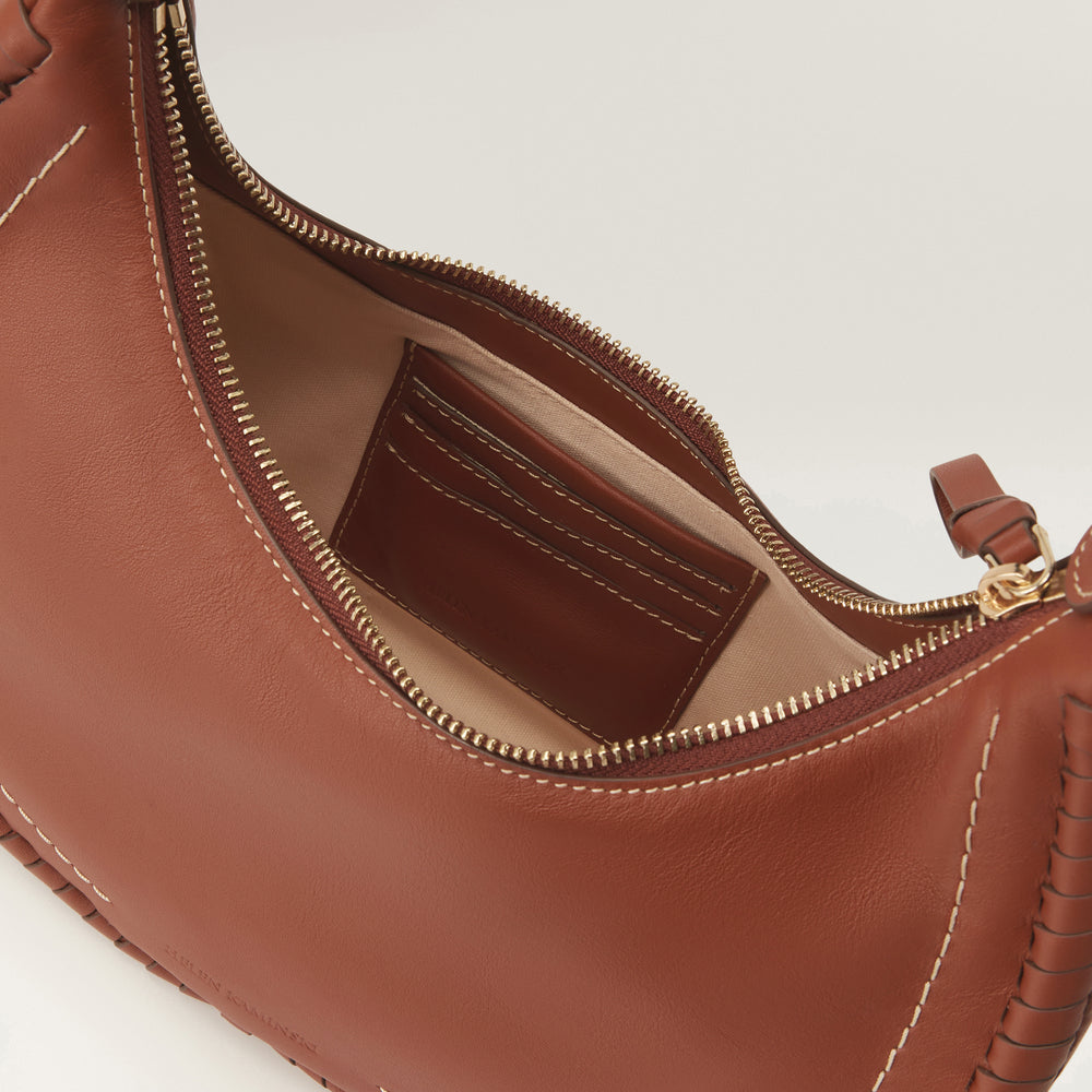 Leather Large Shoulder Bag Cuoio Soleil Hobo Bag Bag