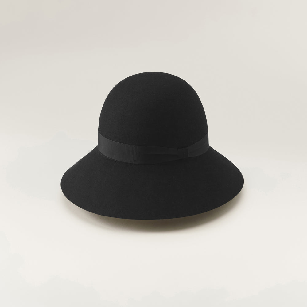 Joyce Ultra Fine Wool Round Crown Hat In Black Helen Kaminski AU